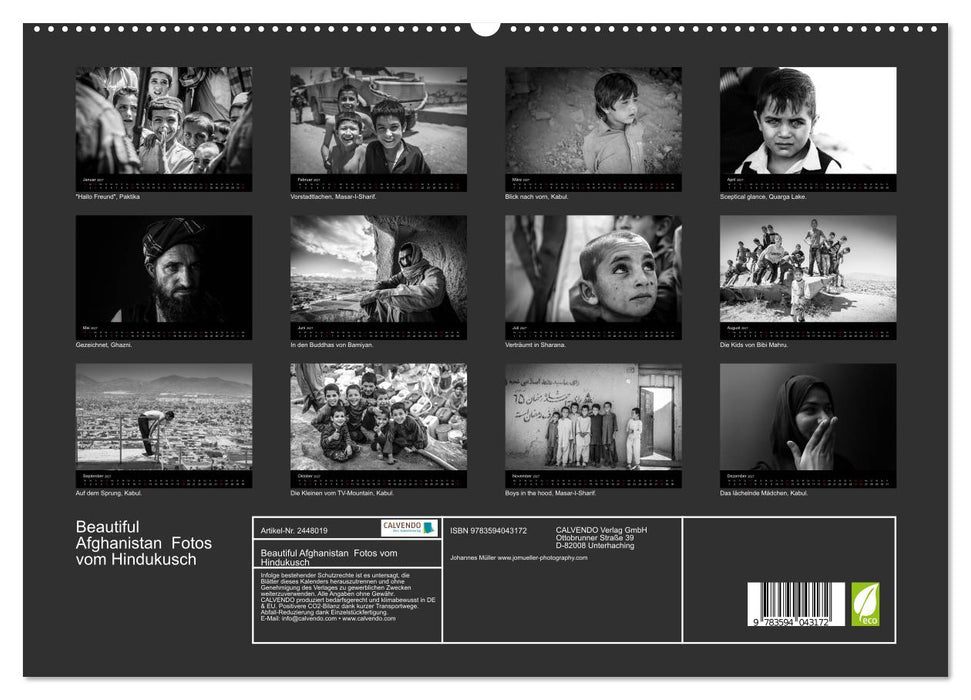 Beautiful Afghanistan Fotos vom Hindukusch (CALVENDO Premium Wandkalender 2027)