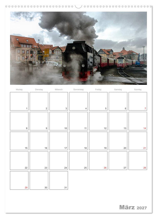 Mit Dampf durch den Harz (CALVENDO Wandkalender 2027)