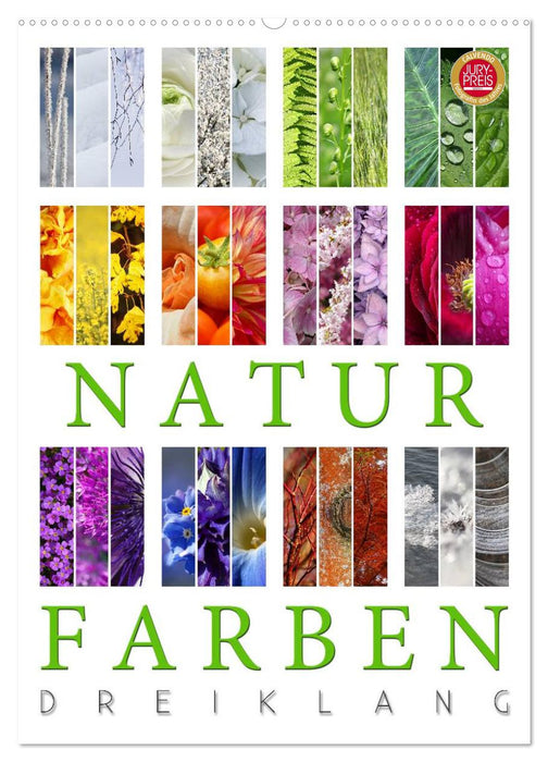 Natur Farben Dreiklang (CALVENDO Wandkalender 2027)