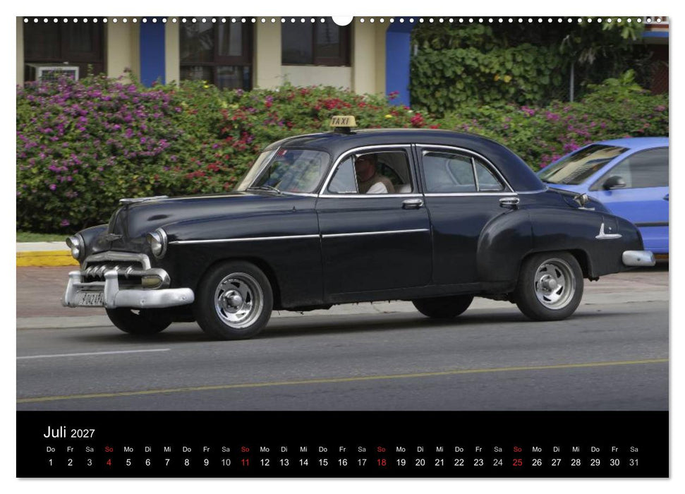 Oldtimerträume auf KUBA (CALVENDO Premium Wandkalender 2027)