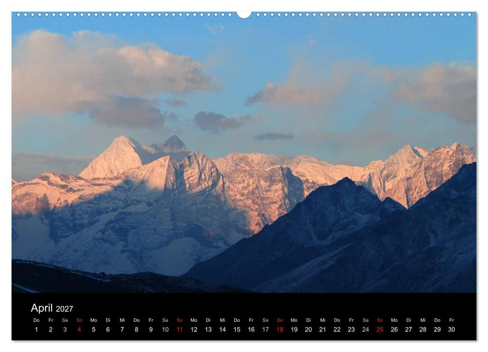 Die schönsten Berge des Khumbu Himal (CALVENDO Premium Wandkalender 2027)