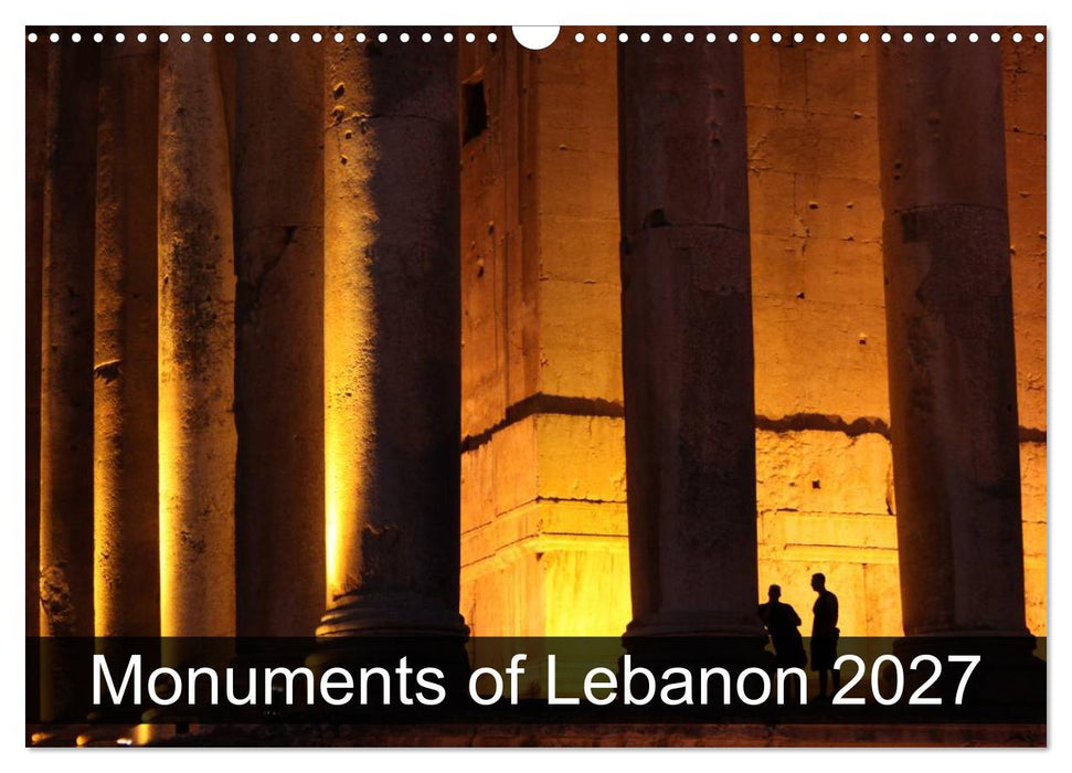 Monuments of Lebanon 2027 (CALVENDO Monthly Calendar 2027)