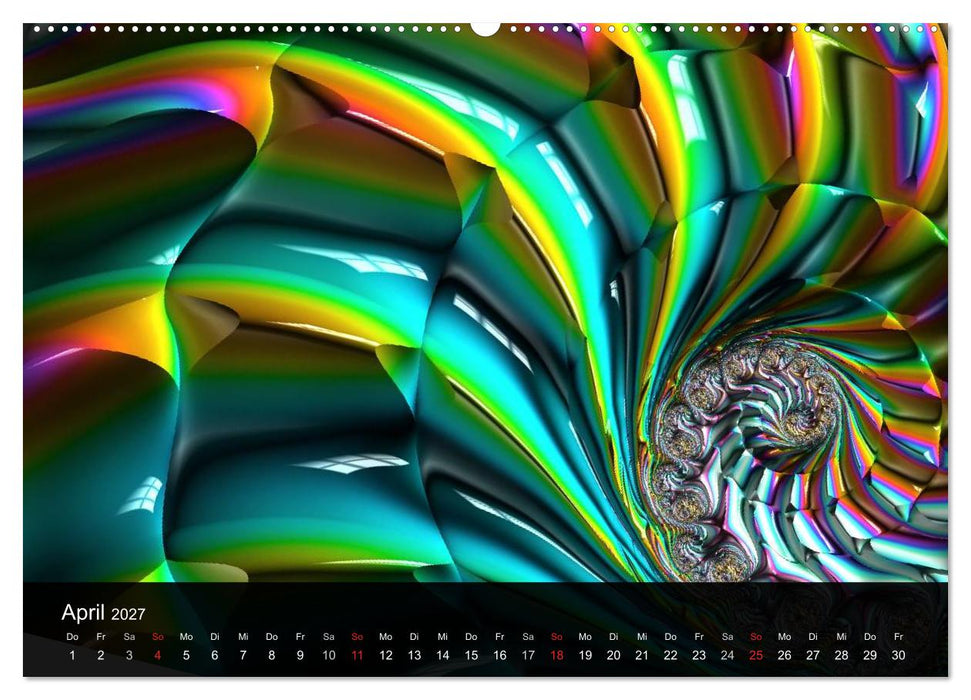 Fraktale Schönheit 2027 (CALVENDO Wandkalender 2027)