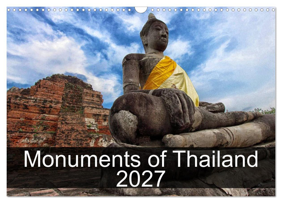 Monuments of Thailand 2027 (CALVENDO Monthly Calendar 2027)