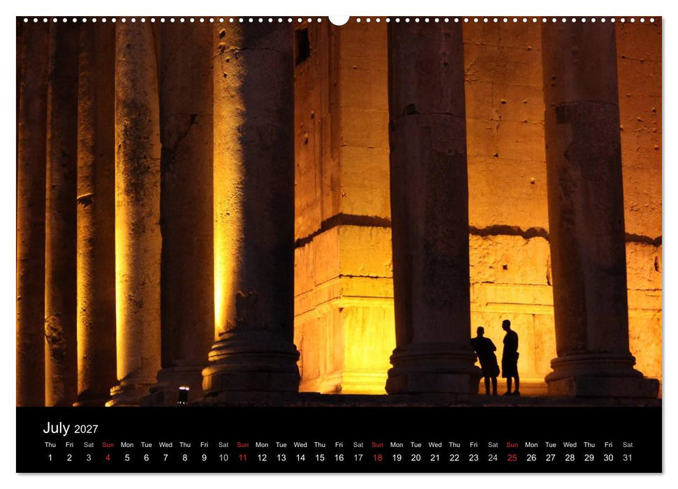 Monuments of Lebanon 2027 (CALVENDO Premium-Calendar 2027)