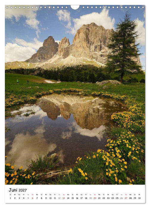 Die Dolomiten um Südtirol (CALVENDO Wandkalender 2027)