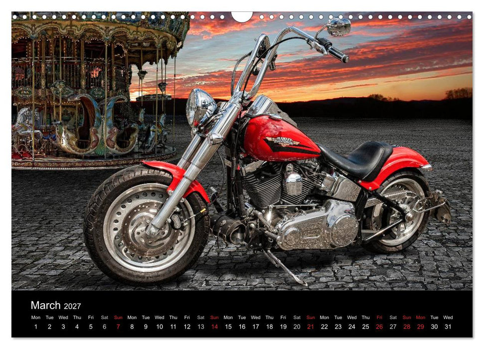 Motorbike Dreams (CALVENDO Monthly Calendar 2027)
