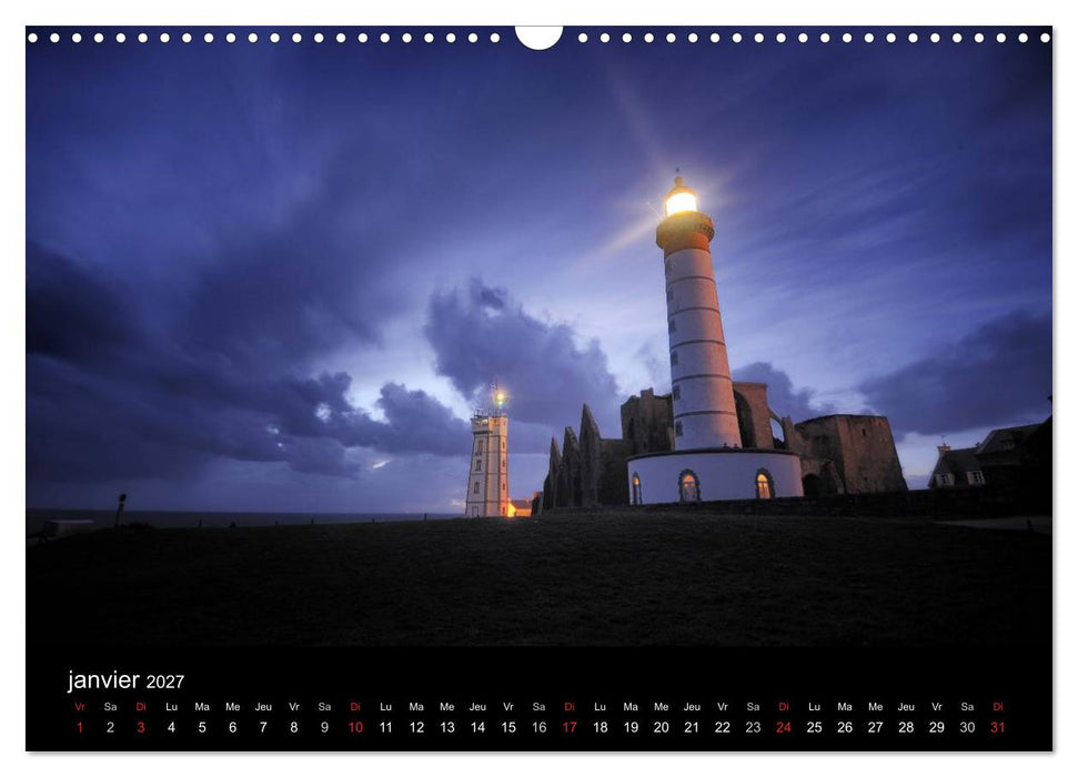 Lumières de Bretagne (CALVENDO Calendrier mensuel 2027)