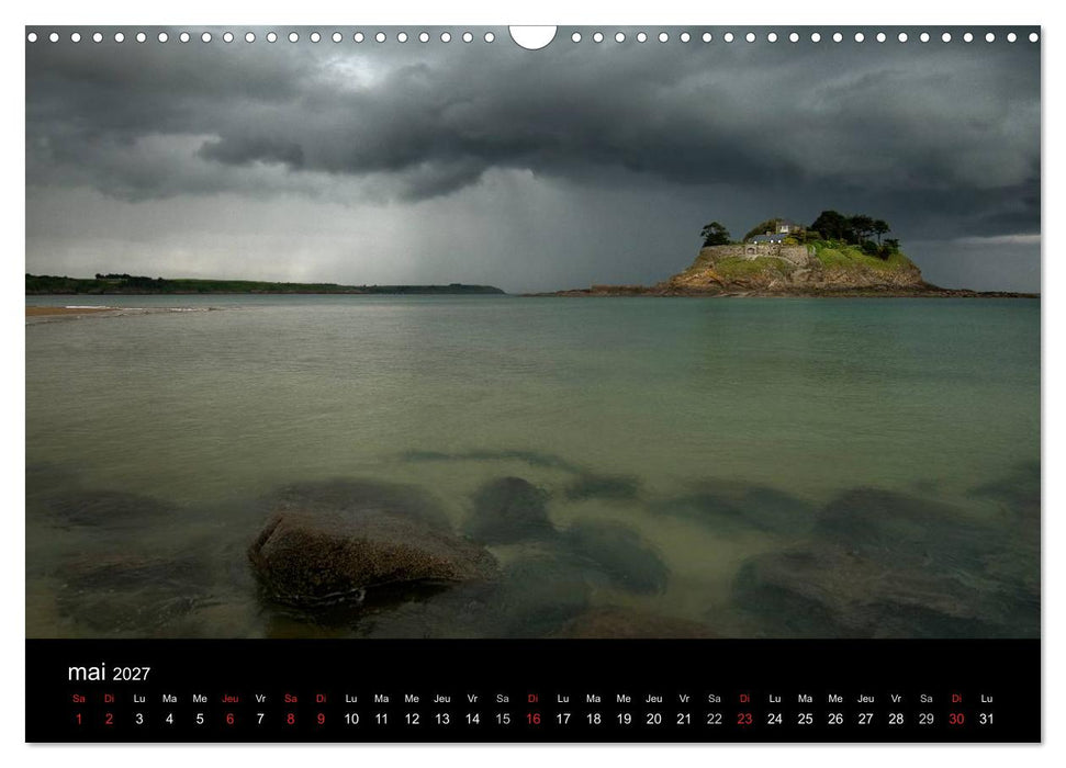 Lumières de Bretagne (CALVENDO Calendrier mensuel 2027)