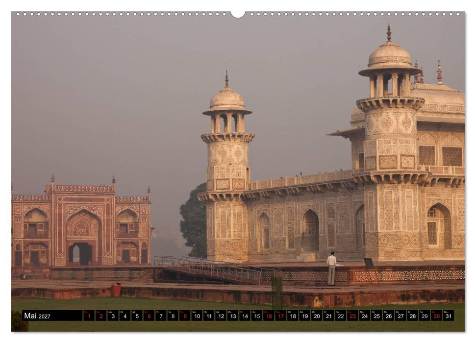 Indien - das goldene Dreieck, Delhi-Agra-Jaipur (CALVENDO Wandkalender 2027)