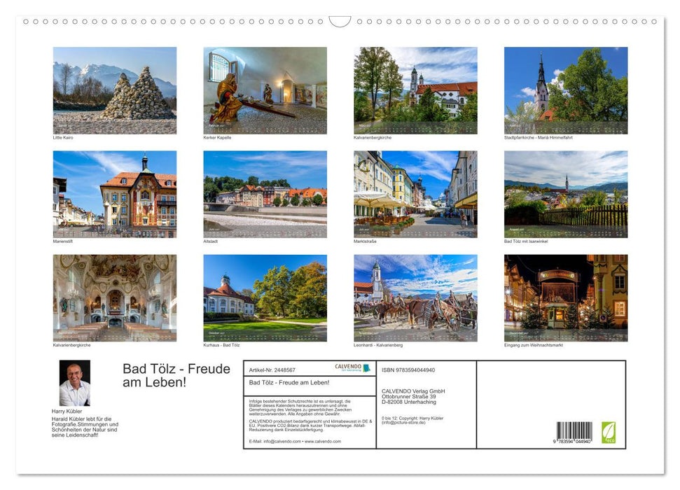 Bad Tölz - Freude am Leben! (CALVENDO Wandkalender 2027)