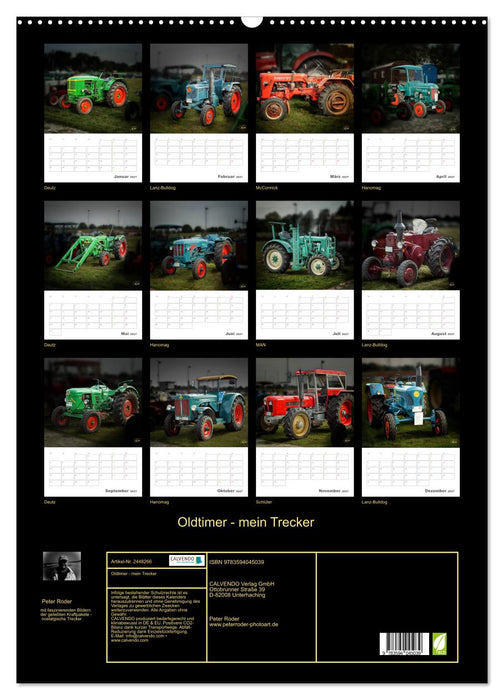 Oldtimer - mein Trecker (CALVENDO Wandkalender 2027)
