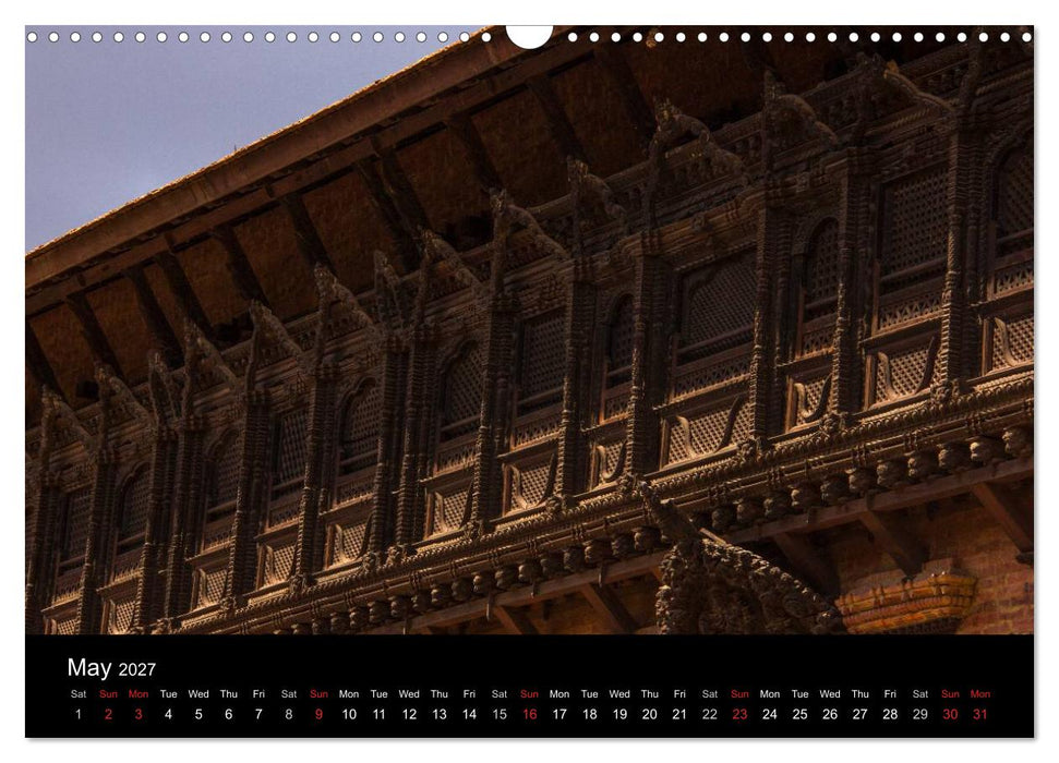 Monuments of Nepal 2027 (CALVENDO Monthly Calendar 2027)