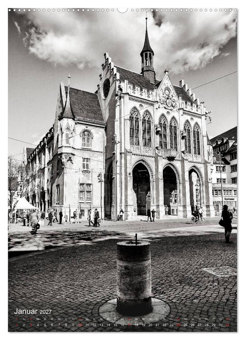 Ein Blick auf Erfurt (CALVENDO Premium Wandkalender 2027)