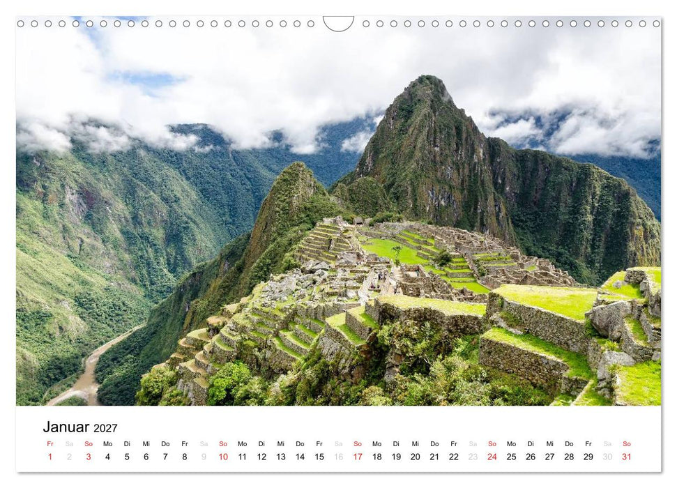 Peru - Land der Inkas und Alpakas (CALVENDO Wandkalender 2027)