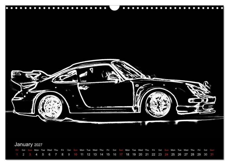 911 Lines (CALVENDO Monthly Calendar 2027)
