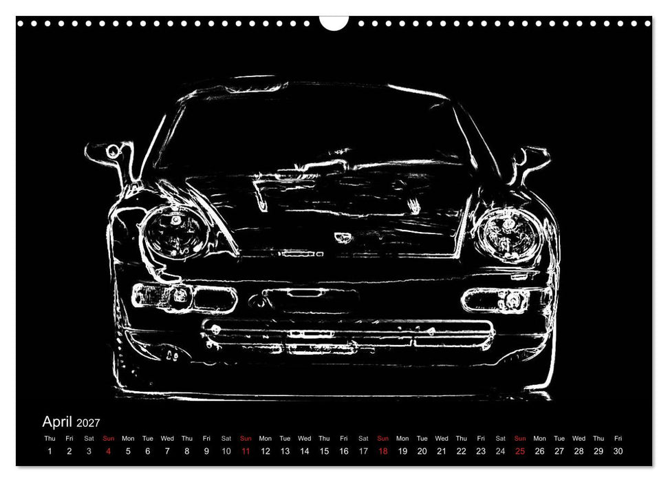 911 Lines (CALVENDO Monthly Calendar 2027)