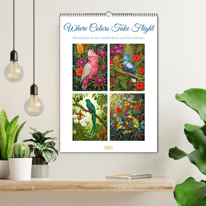 Where Colors Take Flight (CALVENDO Monthly Calendar 2027)