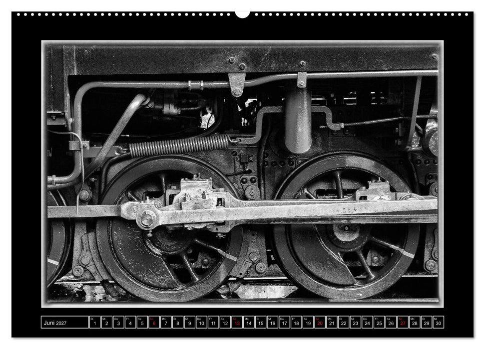 Unter Dampf - Mit der Preßnitztalbahn durchs Erzgebirge (CALVENDO Wandkalender 2027)
