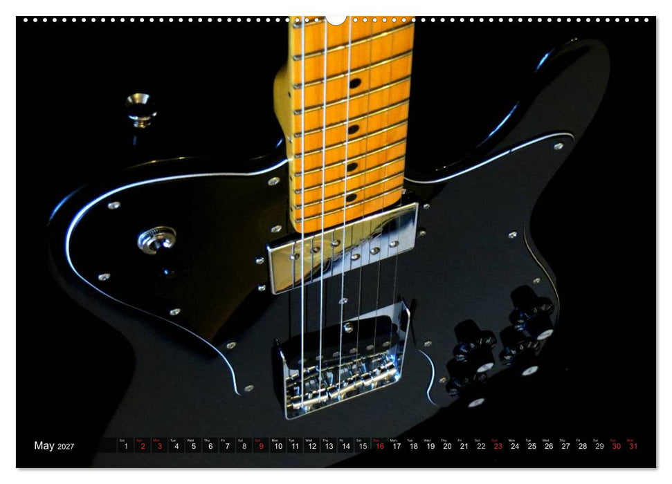 ROCK GUITARS Snapshots (CALVENDO Premium-Calendar 2027)