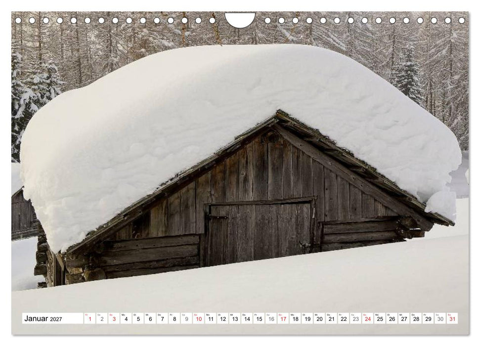 Südtirol im Jahreslauf (CALVENDO Wandkalender 2027)