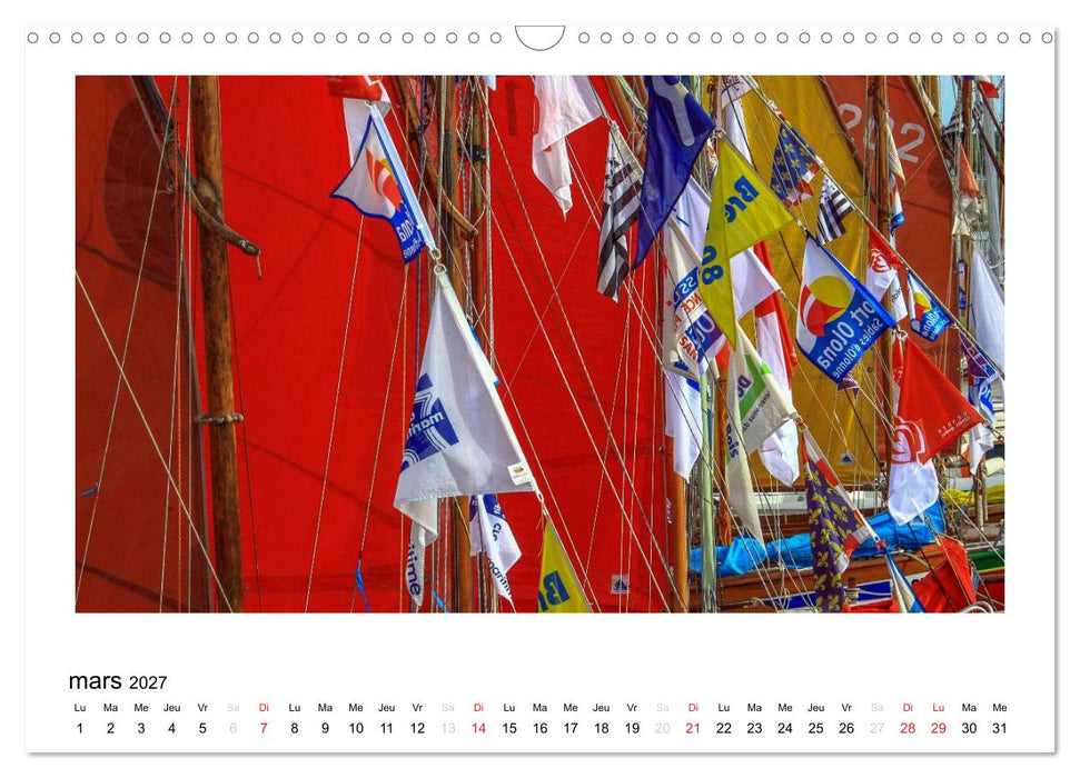 Toutes voiles dehors (CALVENDO Calendrier mensuel 2027)