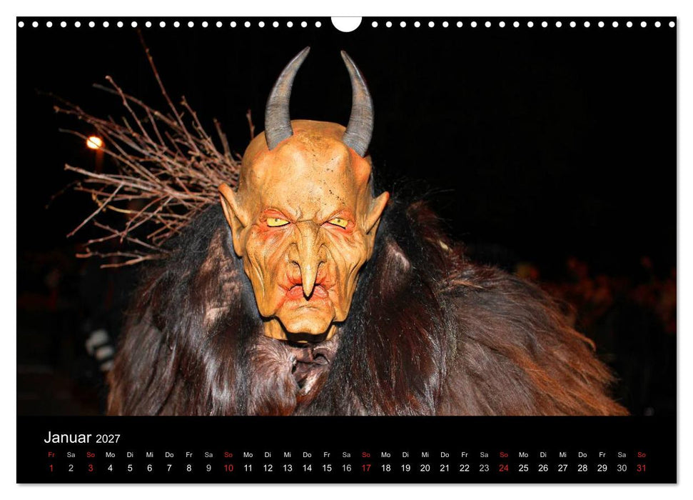 Perchten 2027 (CALVENDO Wandkalender 2027)