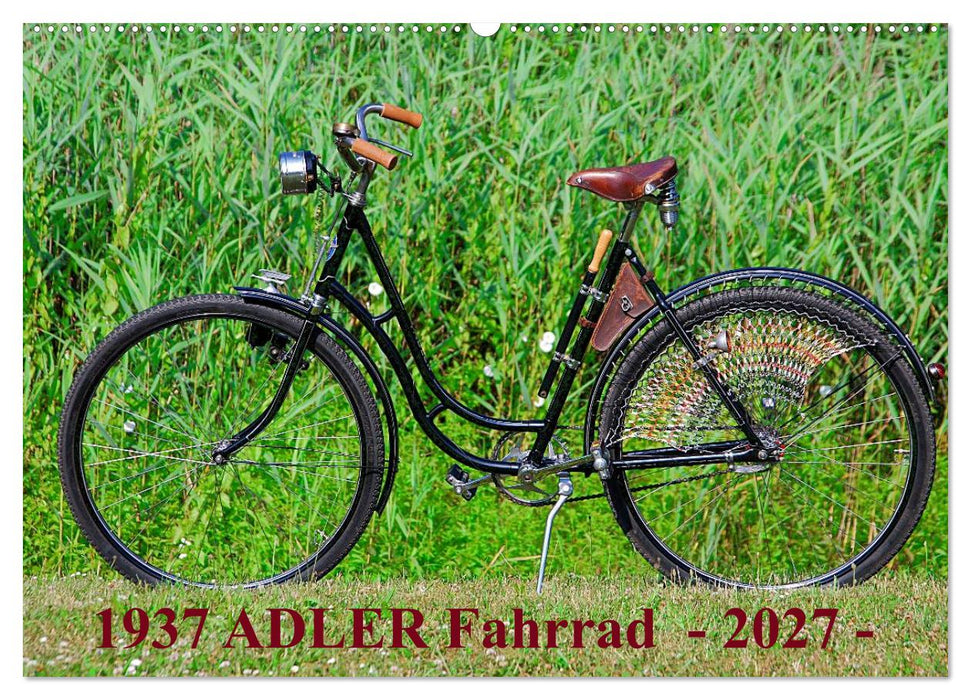 1937 ADLER Fahrrad (CALVENDO Wandkalender 2027)