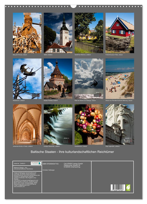 Baltische Staaten - Ihre kulturlandschaftlichen Reichtümer (CALVENDO Wandkalender 2027)
