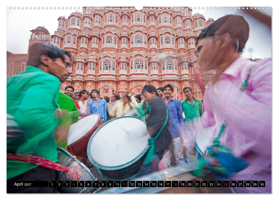 Indien - das goldene Dreieck, Delhi-Agra-Jaipur (CALVENDO Premium Wandkalender 2027)