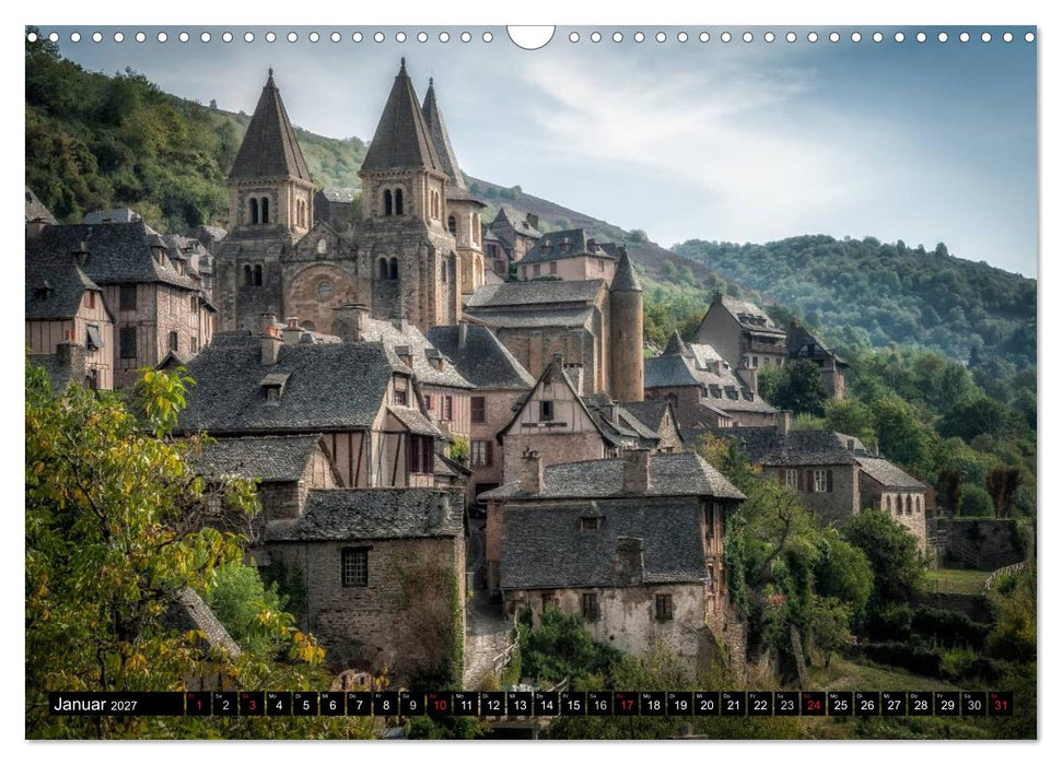 Unterwegs im Département Aveyron (CALVENDO Wandkalender 2027)