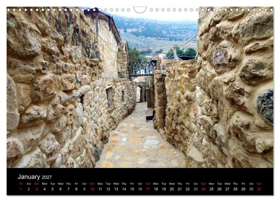 Monuments of Jordan 2027 (CALVENDO Monthly Calendar 2027)