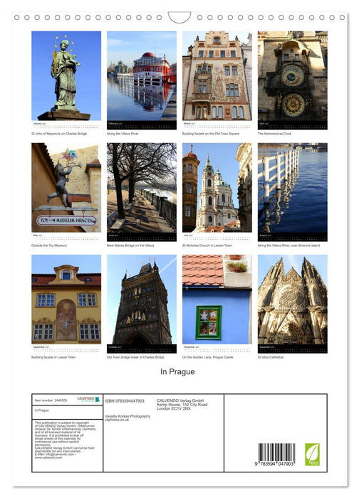 In Prague (CALVENDO Monthly Calendar 2027)