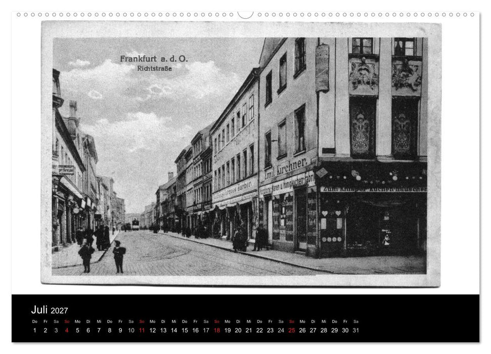 FFO-Geschichten. Historische Ansichtskarten aus Frankfurt (Oder) (CALVENDO Premium Wandkalender 2027)