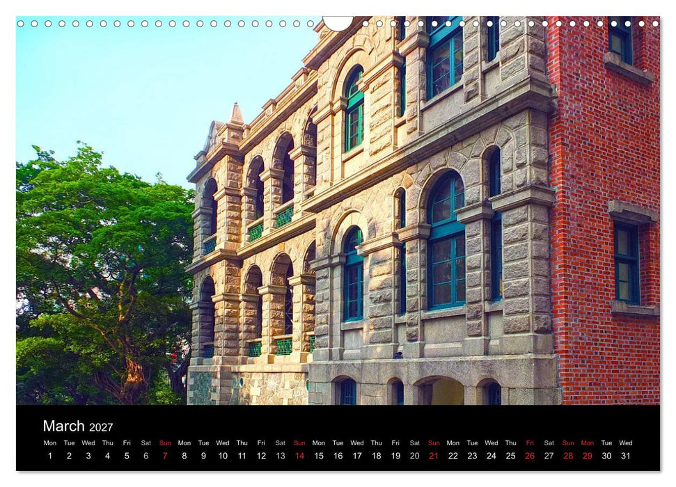 Monuments of Hong Kong 2027 (CALVENDO Monthly Calendar 2027)