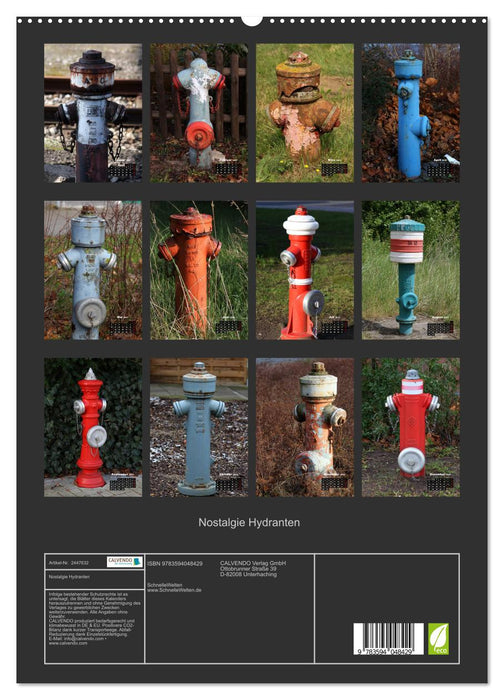 Nostalgie Hydranten (CALVENDO Premium Wandkalender 2027)
