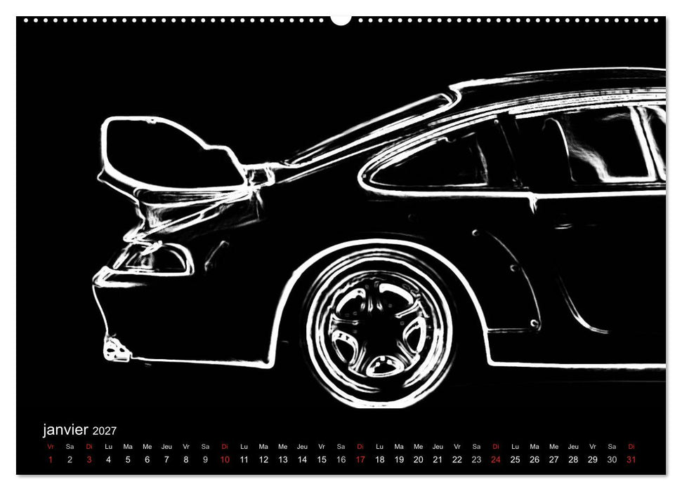 911 Lignes (CALVENDO Calendrier supérieur 2027)