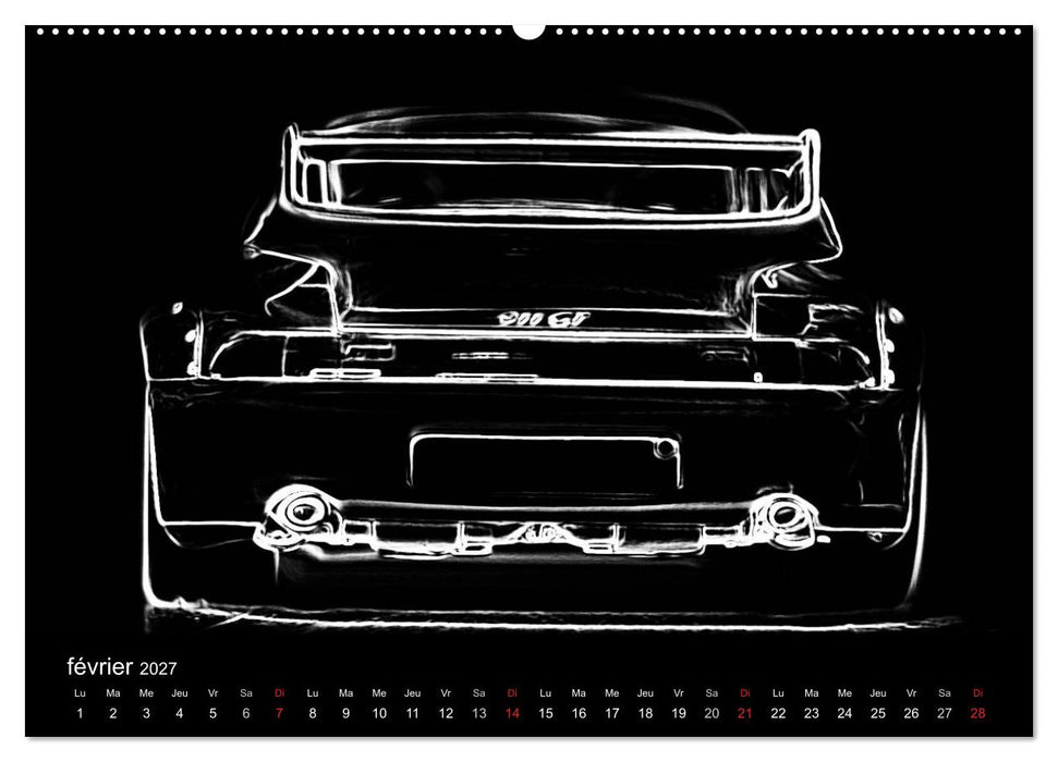 911 Lignes (CALVENDO Calendrier supérieur 2027)