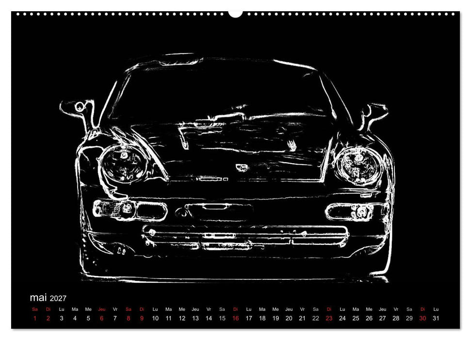911 Lignes (CALVENDO Calendrier supérieur 2027)