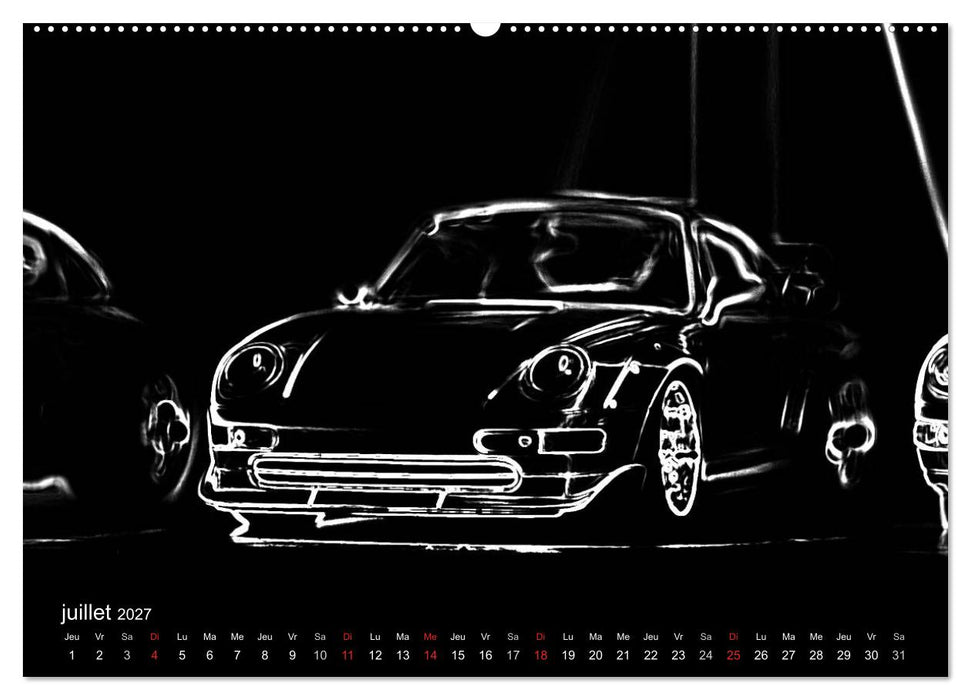 911 Lignes (CALVENDO Calendrier supérieur 2027)