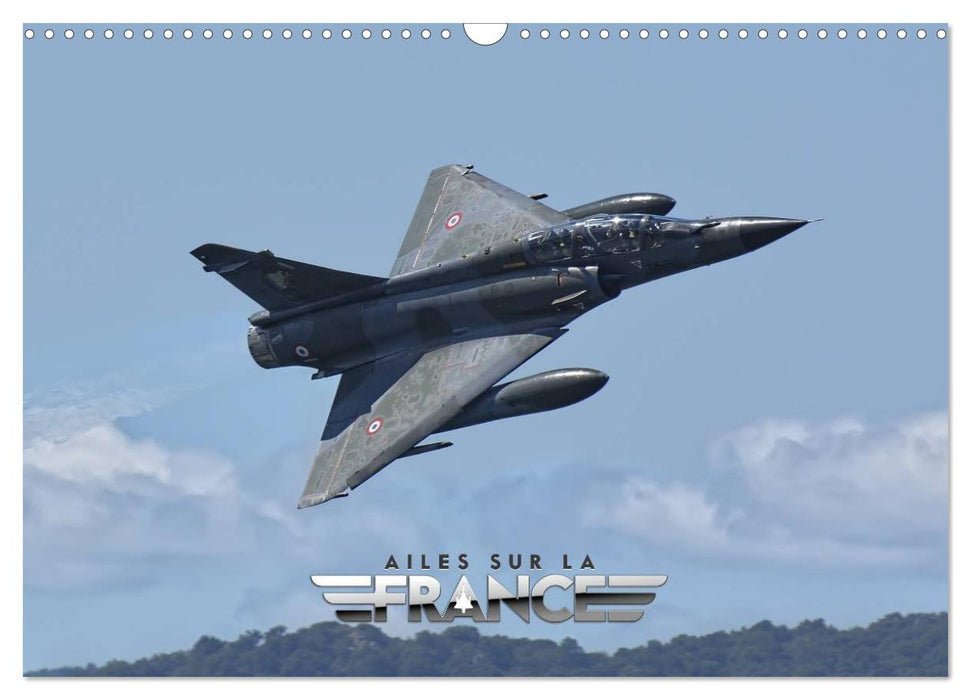 Ailes sur la France (CALVENDO Calendrier mensuel 2027)