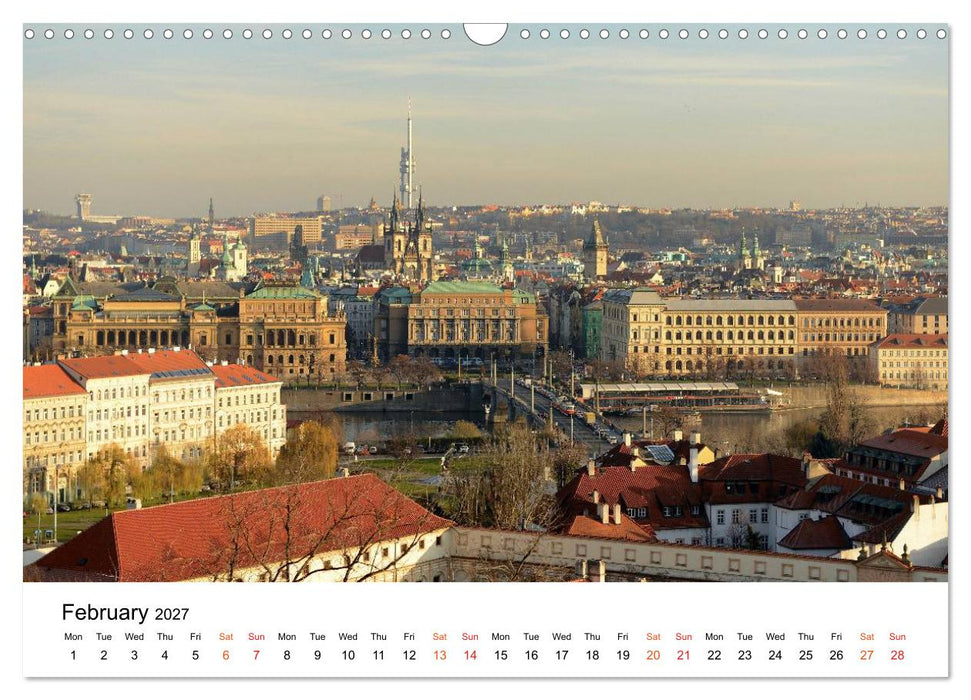 Walking around Prague (CALVENDO Monthly Calendar 2027)