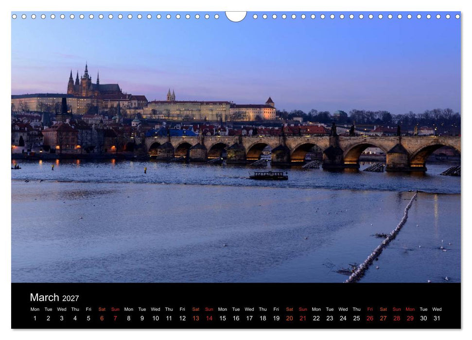 Walking around Prague (CALVENDO Monthly Calendar 2027)