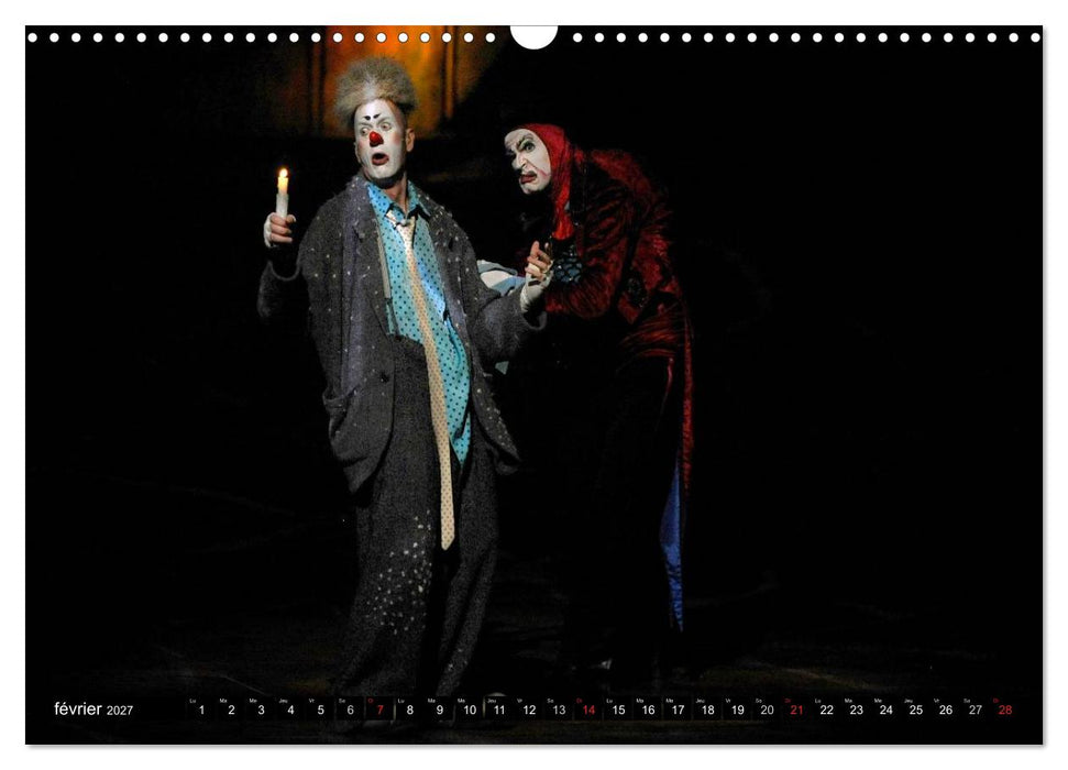 Alegria, Cirque du Soleil (CALVENDO Calendrier mensuel 2027)