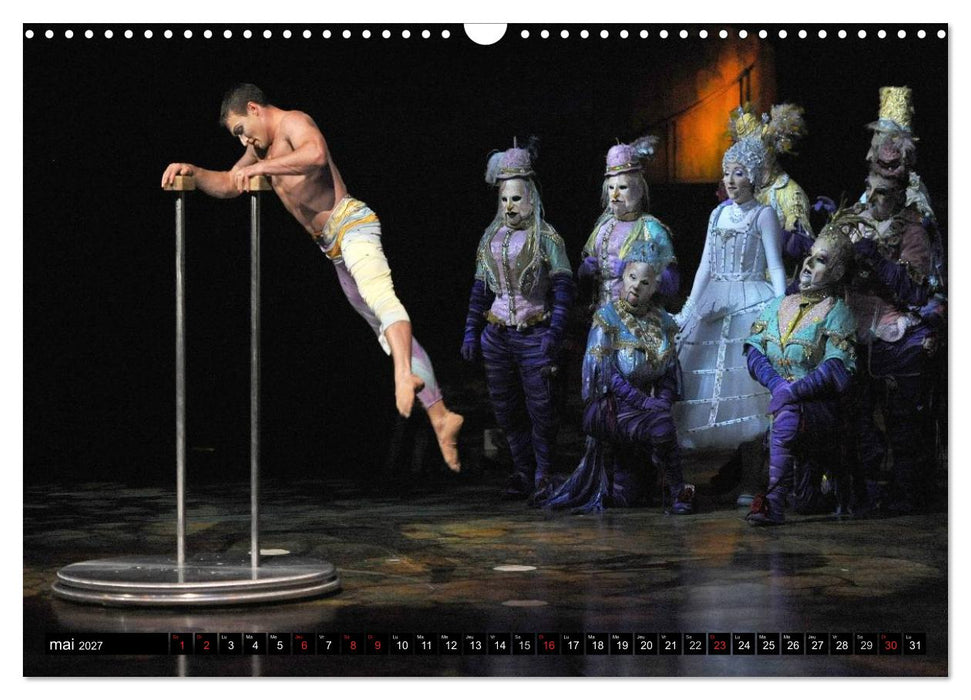 Alegria, Cirque du Soleil (CALVENDO Calendrier mensuel 2027)