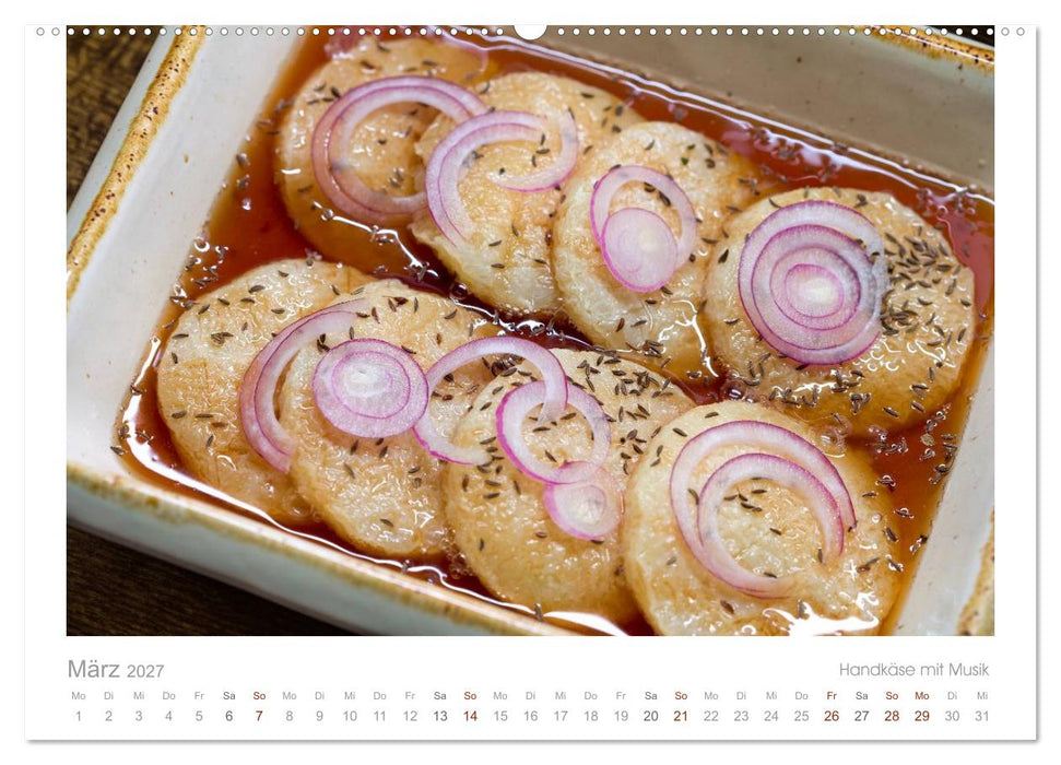 Der Käsekalender Edel und lecker (CALVENDO Premium Wandkalender 2027)