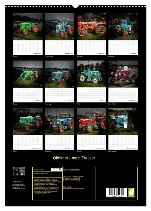 Oldtimer - mein Trecker (CALVENDO Premium Wandkalender 2027)