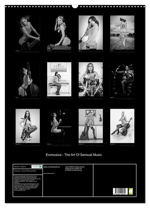 Eromusica - The Art Of Sensual Music (CALVENDO Wandkalender 2027)