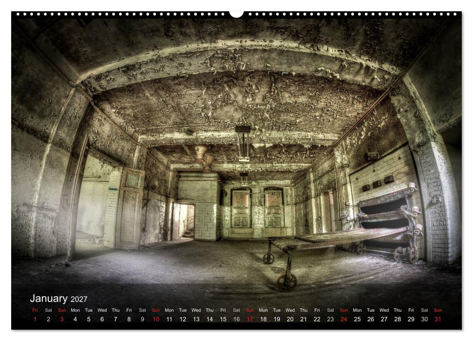 Lost Places HDR Beelitz II (CALVENDO Premium-Calendar 2027)