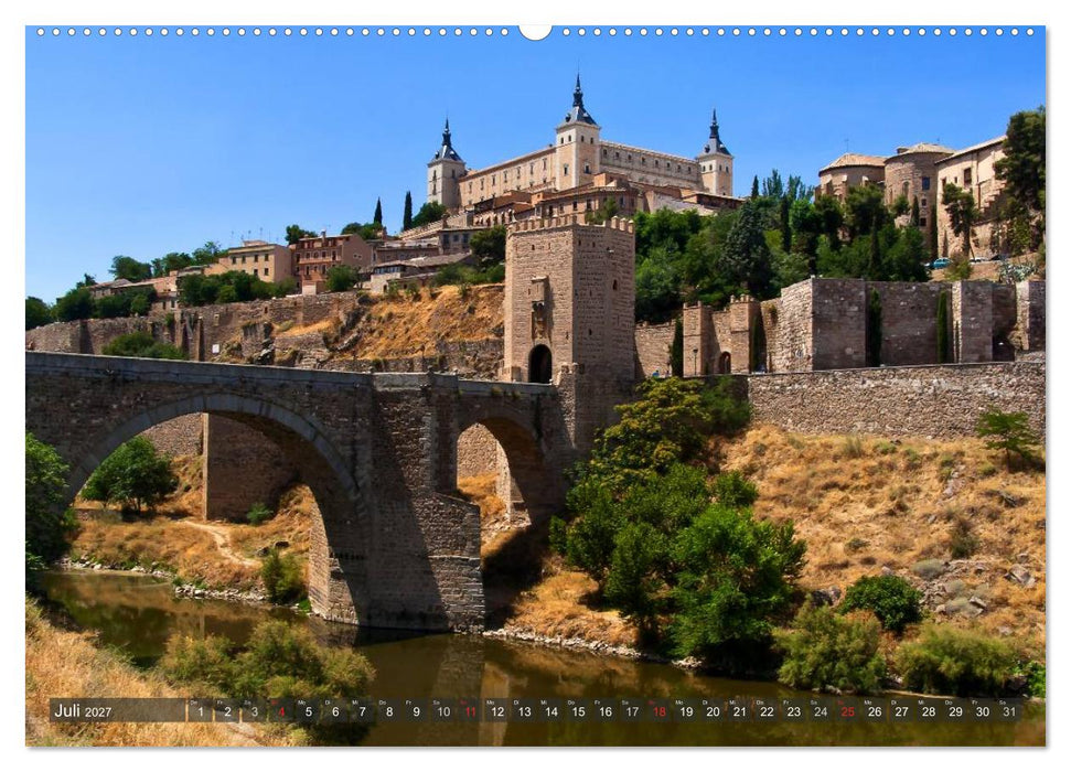 Ausflugziele um Madrid (CALVENDO Premium Wandkalender 2027)